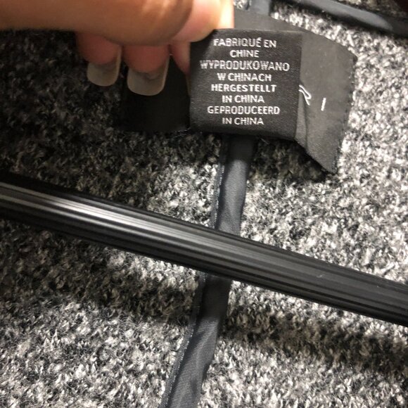 Tahari wool blend jacket small s blazer fitted chic full zip pockets - Picture 4 of 11